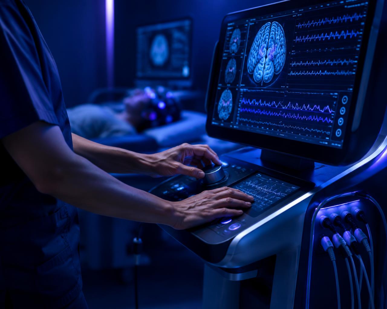 Healthcare professional in a hospital